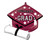 Maroon Grad Cap and Diploma 25" Mylar Balloon Helium Filled