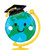 Graduation Fun Globe 29" Balloon Helium Filled