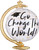 Go Change The World' Graduation Globe 23" Balloon Helium Filled