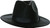 Adult Black Fedora Costume Hat - One Size