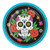 Skelebration 9-Inch Paper Plates - 8 Count