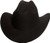 Black Cattleman Cowboy Hat
