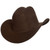 Adult Brown Cattleman Cowboy Costume Hat