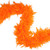 Jumbo Orange Feather Boa Costume Accessory