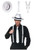 White Gangster Costume Accessory Kit