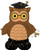 Graduation Wise Owl Balloon 44" Air-filled