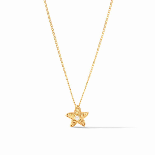 Sanibel Starfish Delicate Necklace - Pearl
