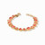 Antonia Tennis Bracelet - Coral