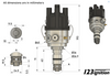 SWITCHED 6 cylinder Lucas distributors