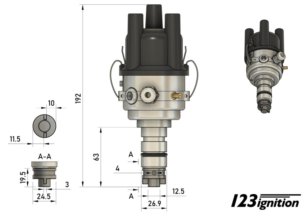 Switched MG4 R-V for MGA or MGB with original curves and a curve for stage two engines