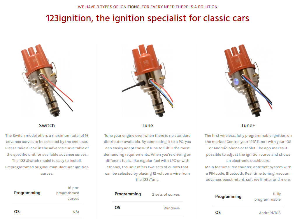 Elektronischer Zünder 123 ignition für Citroën DS 21 IE und 23 IE 123\DS-R-IE  - UC27080 