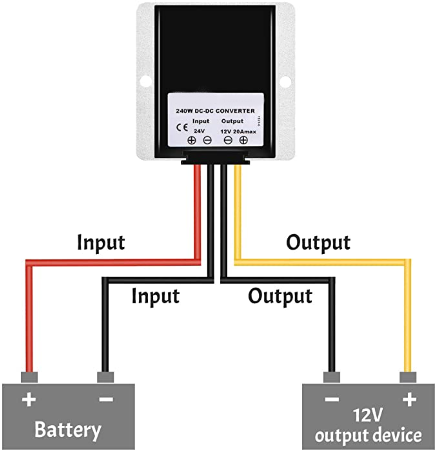 24v to 12v Converter - 123Ignitionusa, LLC