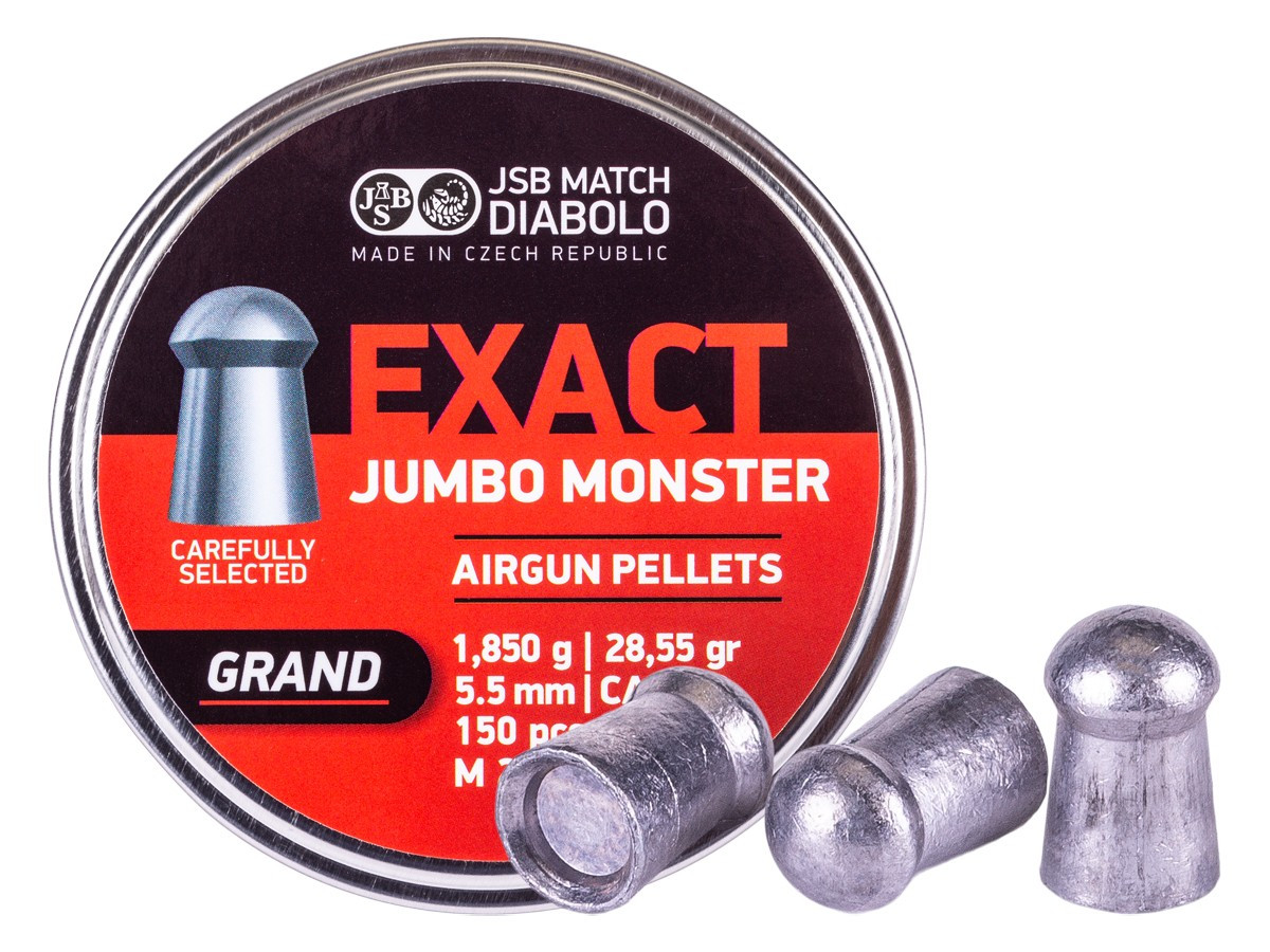 JSB Exact Jumbo Monster Grand 22cal, 28.55gr 150ct