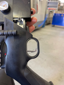 Avenger Ehanced Flat Trigger, enhanced trigger on the Avenger pic, for sale at High Pressure Pneumatics Avenger Ehanced Flat Trigger, enhanced trigger on the Avenger pic, for sale at High Pressure Pneumatics