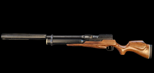 AEA Zeus 72cal Big Bore Air Rifle USED, Left profile pic, for sale at High Pressure Pneumatics. AEA Zeus 72cal Big Bore Air Rifle USED, Left profile pic, for sale at High Pressure Pneumatics.