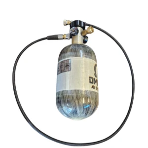 Omega 18cuft Tank W/HP3 Valve and Hose USED