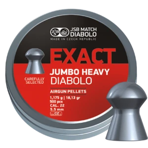 JSB 22Cal 18.13GR Exact Jumbo Heavy Pellet 500cnt