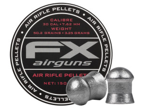 FX 30Cal 50.15GR Pellets 150ct, tin and pellets, for sale at High Pressure Pneumatics FX 30Cal 50.15GR Pellets 150ct, tin and pellets, for sale at High Pressure Pneumatics