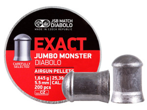 JSB 22Cal 25.39gr Jumbo Monster pellets, JSB Jumbo Monster tin and pellets pic, for sale at High Pressure Pneumatics JSB 22Cal 25.39gr Jumbo Monster pellets, JSB Jumbo Monster tin and pellets pic, for sale at High Pressure Pneumatics