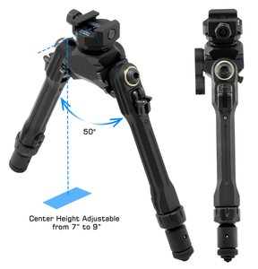 UTG PRO TBNR Bipod 7-9 inch, Picatinny