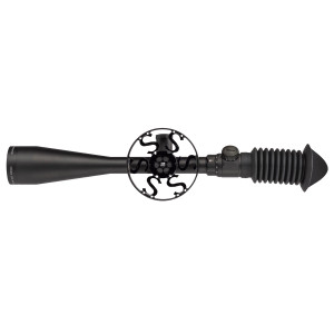 Sightron SIII Field Target 10-50X60 MOA-H Illuminated, left profile with parallax wheel and eye piece pic, for sale at High Pressure Pneumatics Sightron SIII Field Target 10-50X60 MOA-H Illuminated, left profile with parallax wheel and eye piece pic, for sale at High Pressure Pneumatics