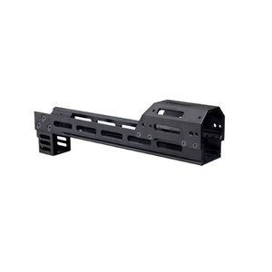 FX Dynamic Compact Length ARCA Rail, compact rail angled pic, for sale at High Pressure Pneumatics