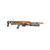SKOUT EVO 22 Cal 25 inch LW Orange, Right Profile pic, Available at High Pressure Pneumatics.