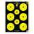 Thompson Target Neon Bullseye 19"x25" 5PK