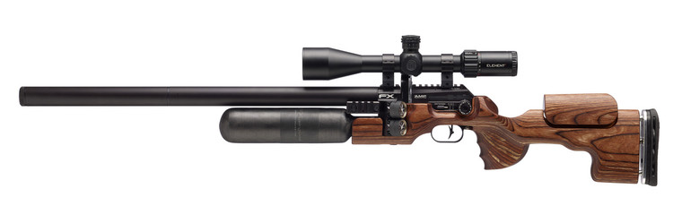 FX King Air Rifle, 600mm Brown Left Profile pic, For Sale at High Pressure Pneumatics