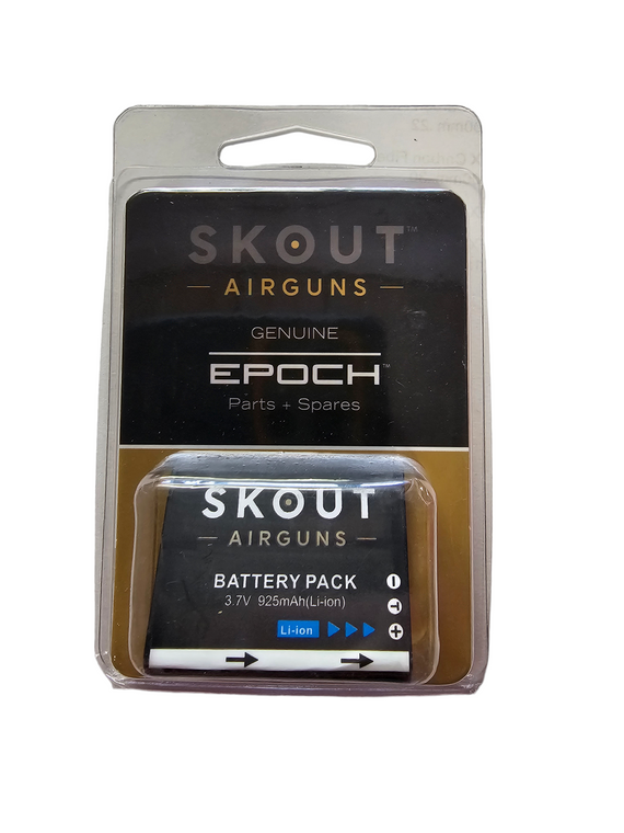 SKOUT EPOCH Spare Battery, battery in blister pack pic, for sale at High Pressure Pneumatics