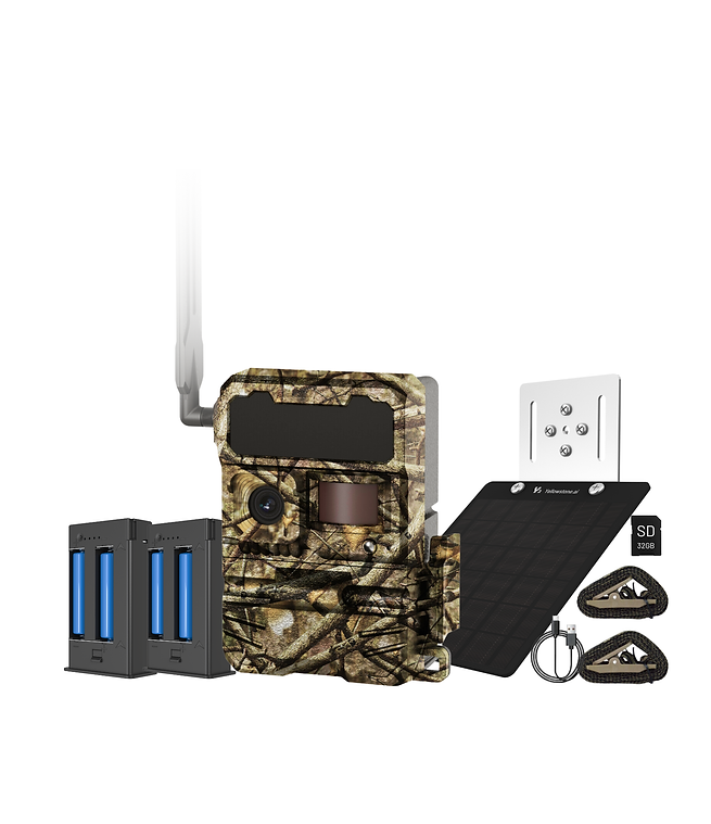 Yellowstone Y2 Trail Camera Solar Bundle, 4G LTE