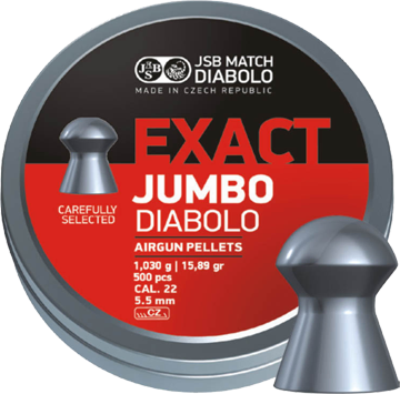 JSB 22Cal 15.89 GR Exact Jumbo Pellet 500ct