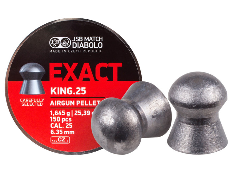 JSB 25Cal 25.39GR Exact King Pellet 350cnt