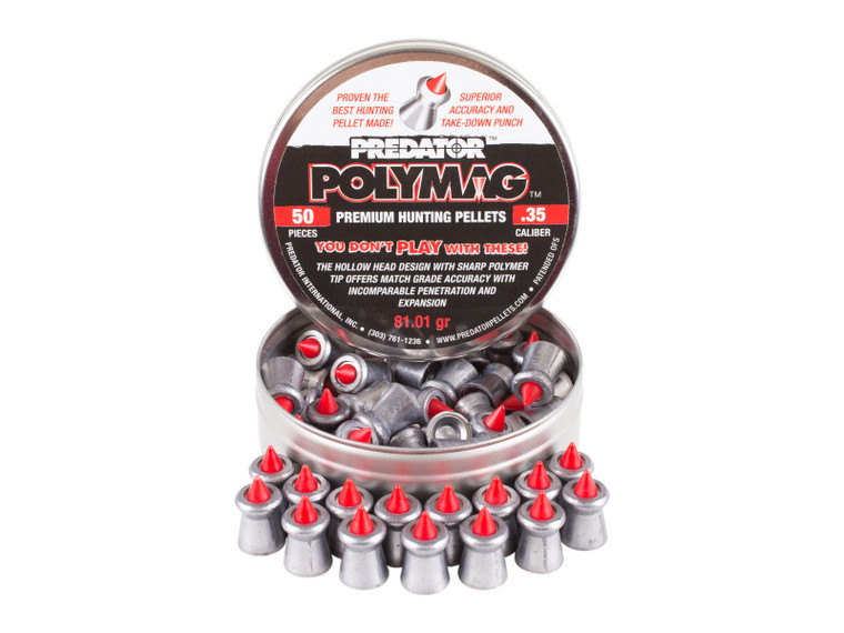 Predator 35Cal 81.01GR Polymag Pellet 50ct