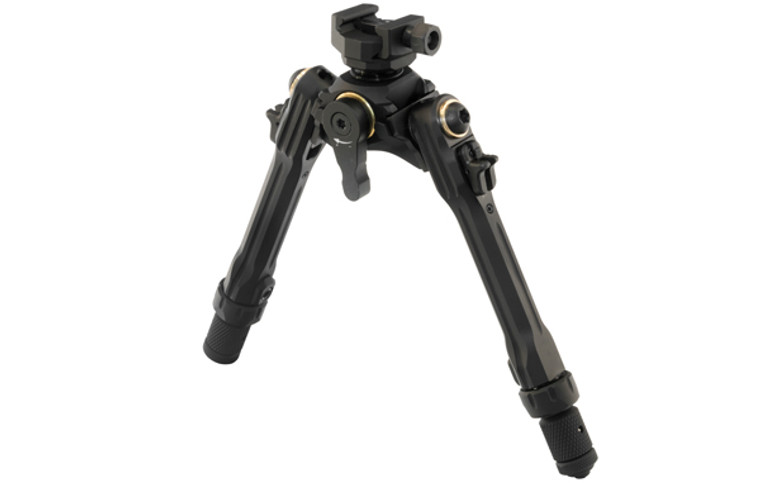 UTG PRO TBNR Bipod 7-9 inch, Picatinny, stance view, for sale at High Pressure Pneumatics