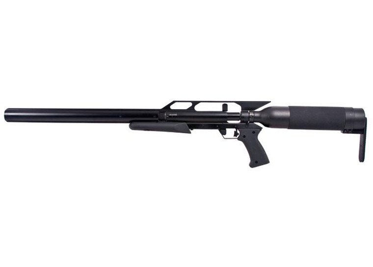 AirForce Condor SS Black 22 Caliber, left profile pic, for sale at High Pressure Pneumatics