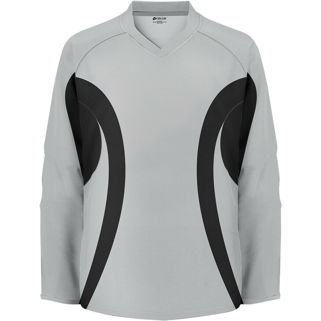 black and grey hockey jersey