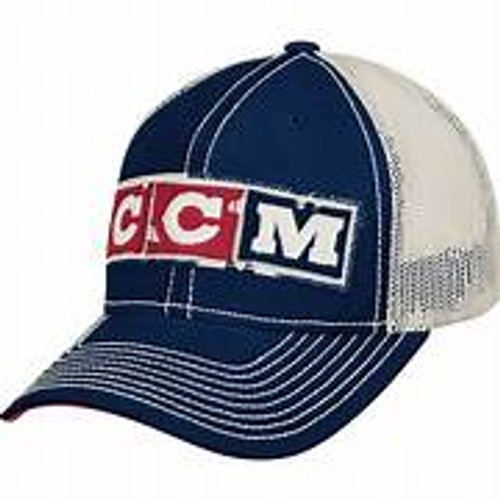 Hat - CCM - Blue Mesh Back - One Size Fits All -