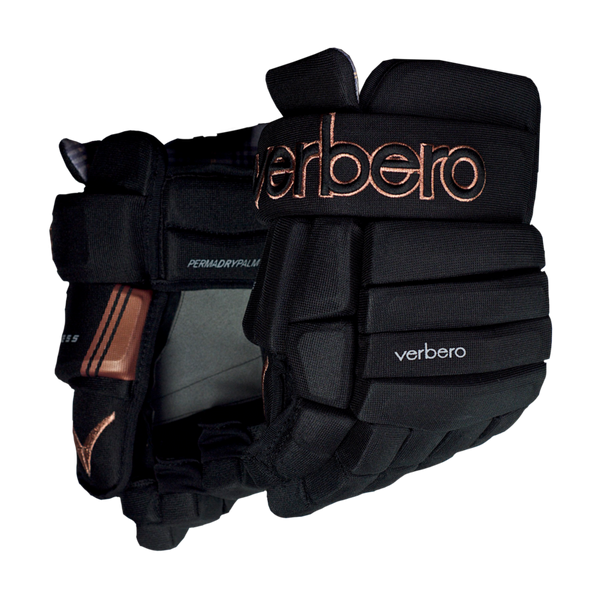 Verbero Cypress 4-Roll Jr Black Copper Hockey Gloves