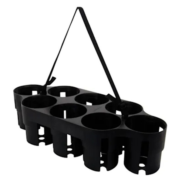 Water Bottle - Carrier w/ 6 Pro Stock  (Combo) - Black