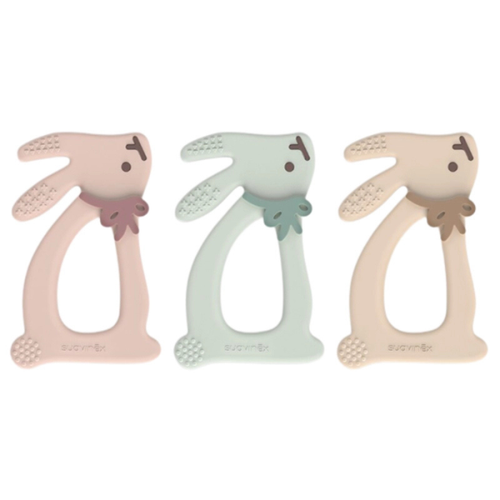 MORDEDOR SILICONA SUAVINEX CONEJO + CAJA