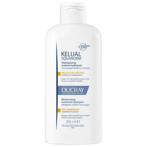 KELUAL SQUANORM CHAMPU TRATANTE HIDRATANTE CASPA SECA DUCRAY 1 ENVASE 400 ml
