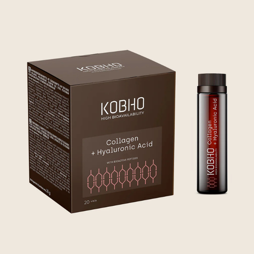 COLÁGENO + ÁCIDO HIALURÓNICO LIQUIDO KOBHO 20 VIALES 25 ml