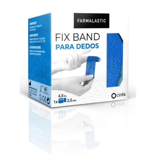 VENDA ELASTICA ADHESIVA FARMALASTIC FIX BAND PARA DEDOS 1 UNIDAD 4,5 m x 2,5 cm