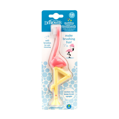 CEPILLO DENTAL INFANTIL DR BROWN´S FLAMENCO 1-4 AÑOS