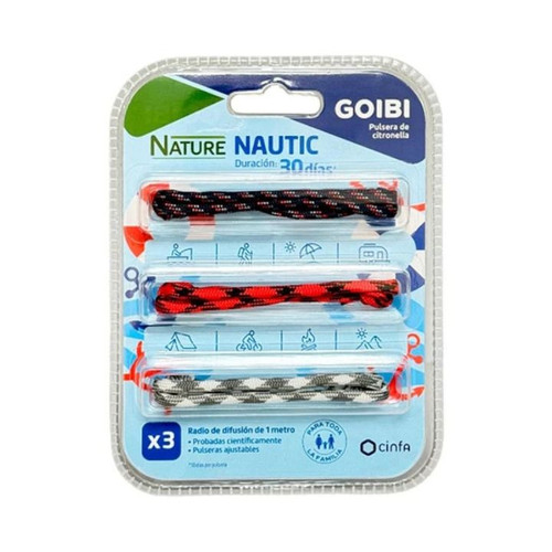 PULSERAS CITRONELA NATURE NAUTIC GOIBI