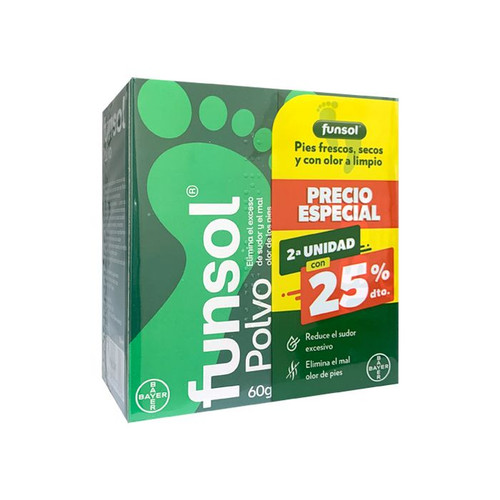FUNSOL POLVO 60GR DUPLO2ªUD25%