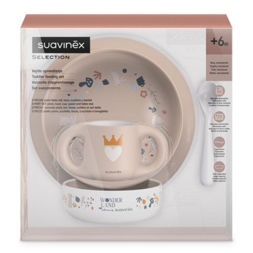 VAJILLA INFANTIL SUAVINEX NIÑA +6M