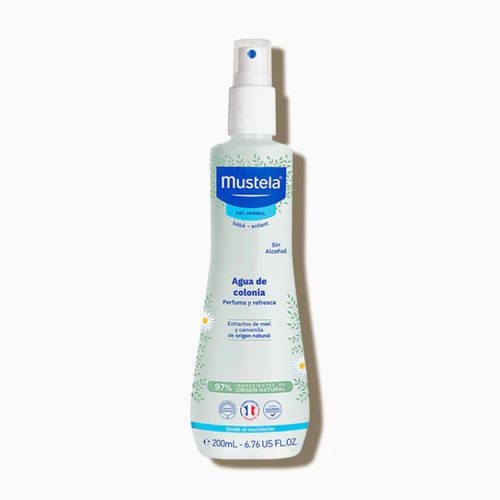 Agua de colonia bebé sin alcohol mustela