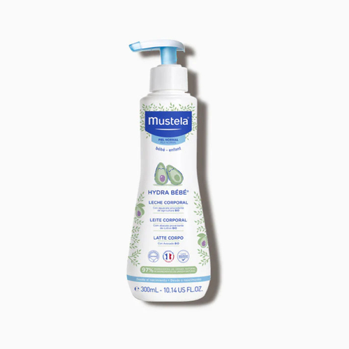 Mustela hydra-bebé leche corporal. envase de 300 mL.